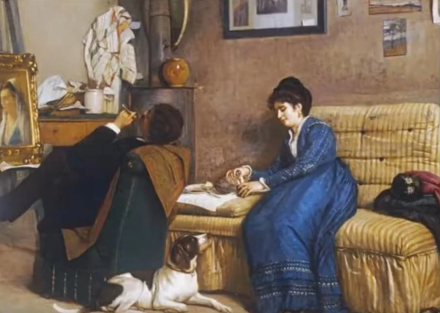 Charles Edouard Boutibonne - Serata in famiglia